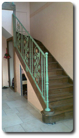 Barrière d'escalier d'intérieur