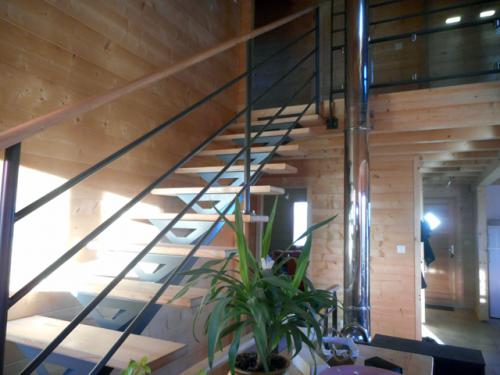 escalioer interieur alu et bois modernes ams creusy haute saone